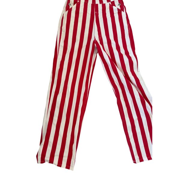 GAME BIBS Women's Alabama Crimson Tide Striped Roll Tide Overalls Size XS - Picture 4 of 13